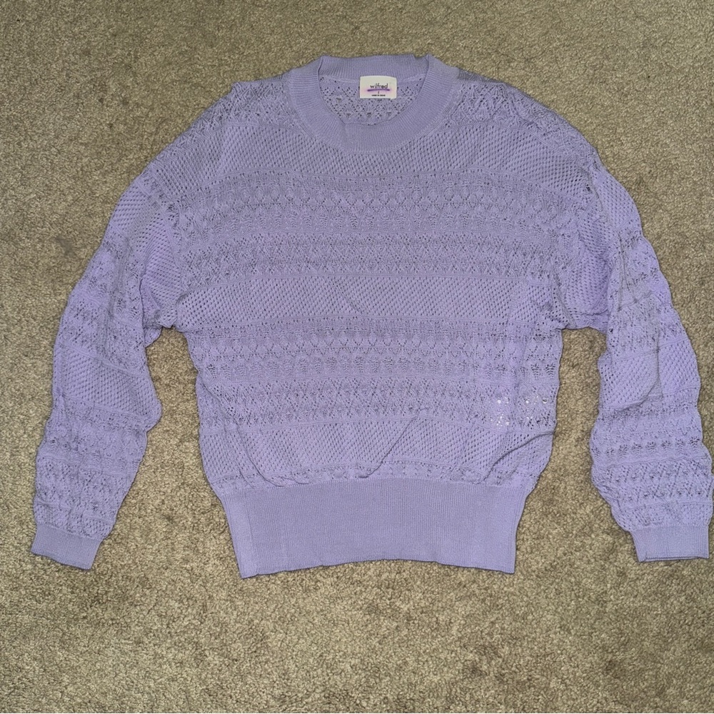 Aritzia | Pointelle Knit Sweater